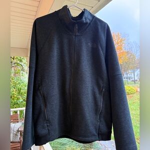 The North Face Charcoal Full-Zip Jacket Size Large